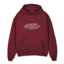 Load image into Gallery viewer, Star Burgundy oversized hoodie